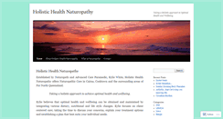 Desktop Screenshot of holistichealthnaturopathy.com