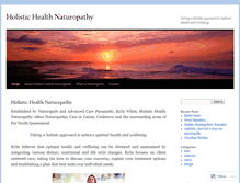 Tablet Screenshot of holistichealthnaturopathy.com